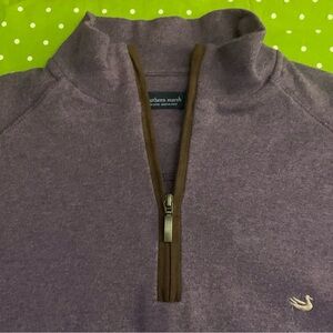 SOUTHERN MARSH LS All Cotton Quarter Zip Sweatshirt